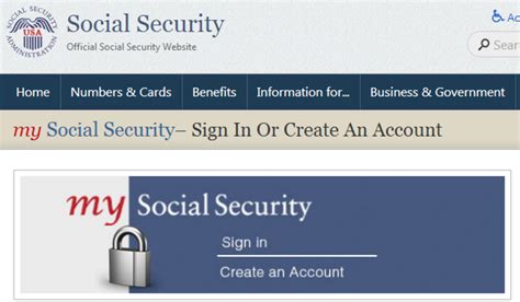 social security my account gov official site.